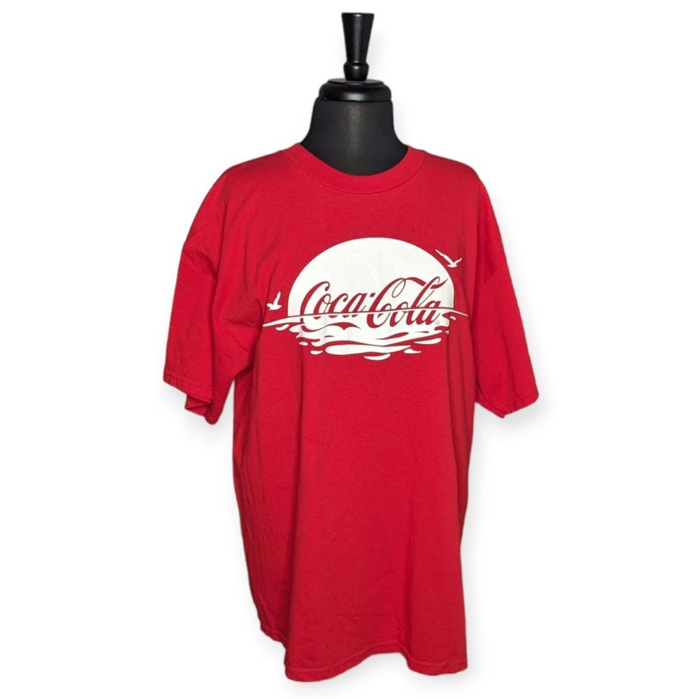 Red & White Coke Short Sleeve T-Shirt Size XL